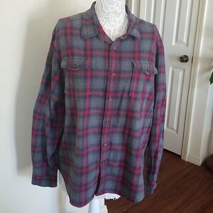 5/20 Eddie Bauer 100% Cotton Flannel/Lumberjack Style Button Down Shirt